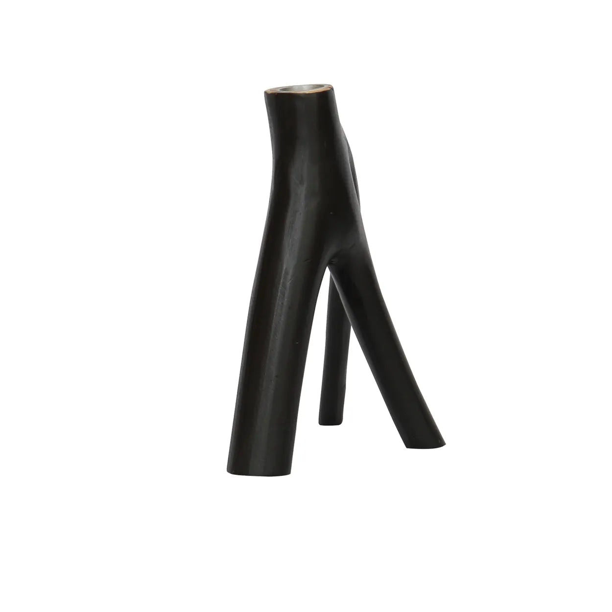 Bazarbizar-The Triple Twig Candle Holder - Black