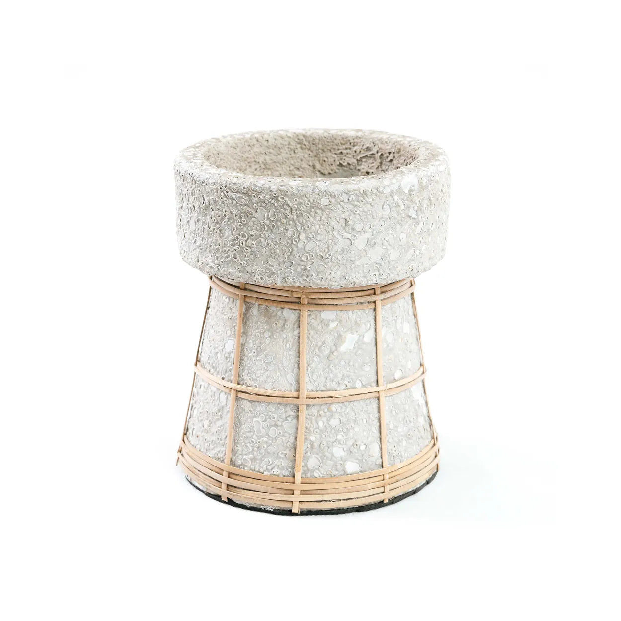 Bazarbizar-The Serene Candle Holder - Concrete Natural - M