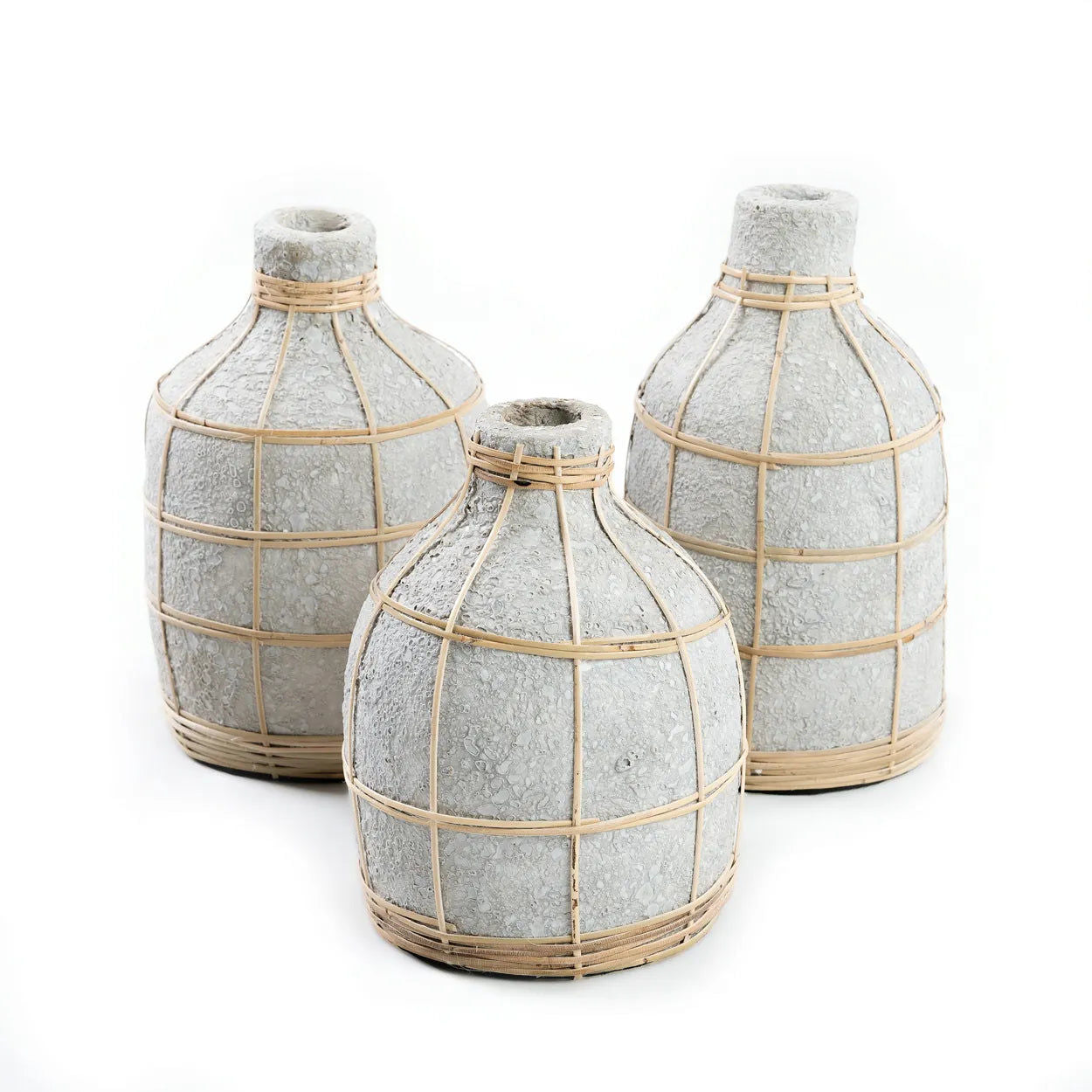 Bazarbizar-The Whoopy Vase - Concrete Natural - L