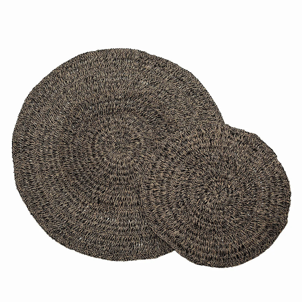 Bazarbizar-The Seagrass Carpet - Natural Black - 200