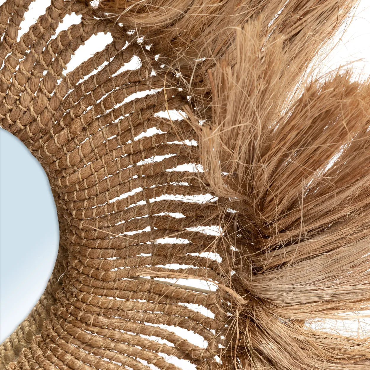 Bazarbizar- The Abaca Solomon Mirror - Natural