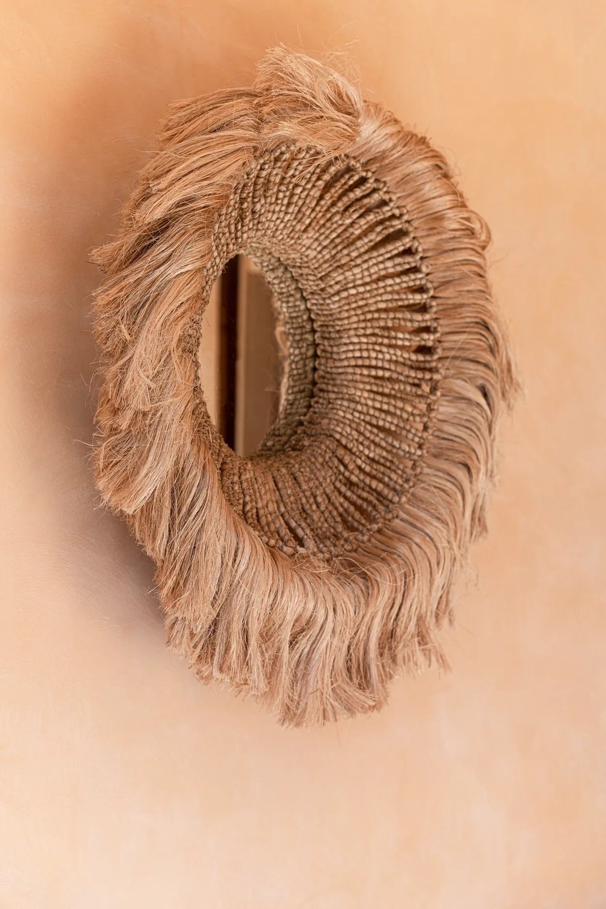 Bazarbizar- The Abaca Solomon Mirror - Natural