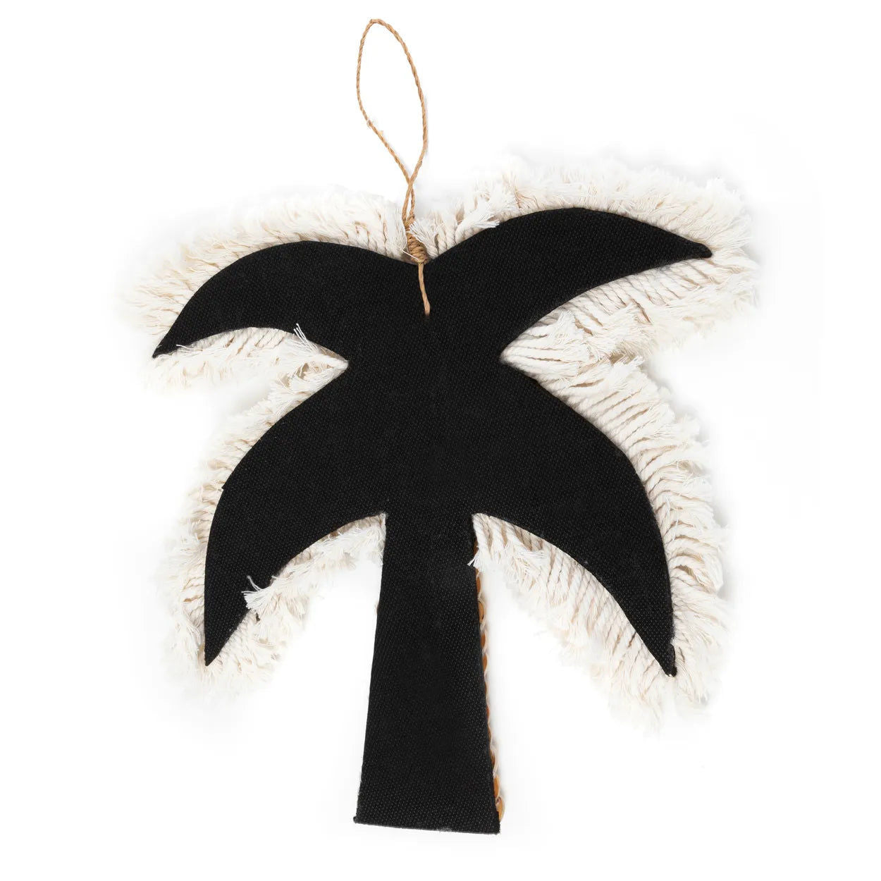 Bazarbizar-The Cotton Shell Palm Tree - White Natural