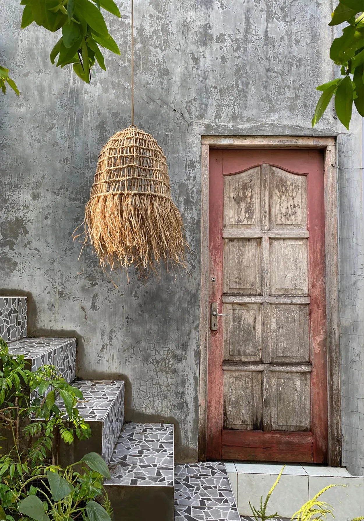 Bazarbizar- The Casita Pendant - Natural - L