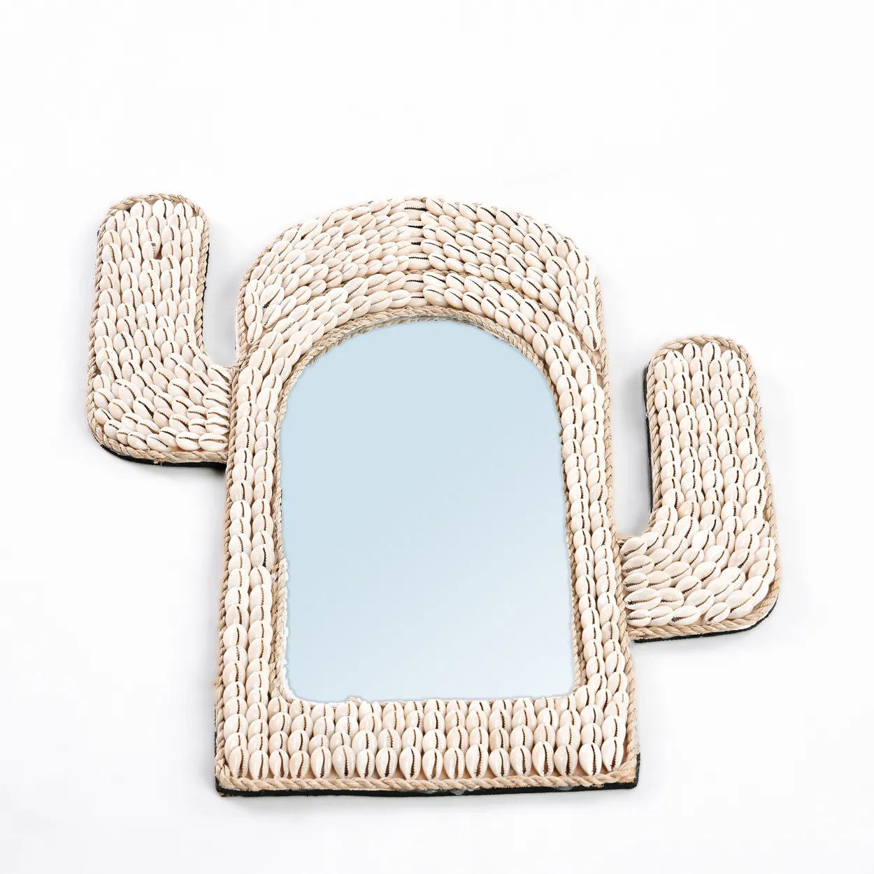 Bazarbizar-The Cactus Shell Mirror - White