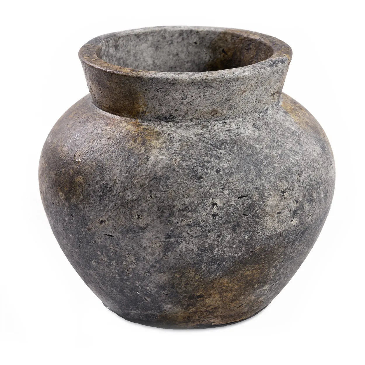 Bazarbizar-The Funky Vase - Antique Grey - L