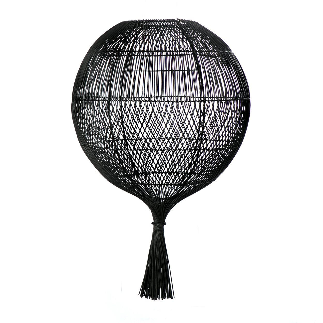 Bazarbizar-The Wonton Floor Lamp - Pendant - Black