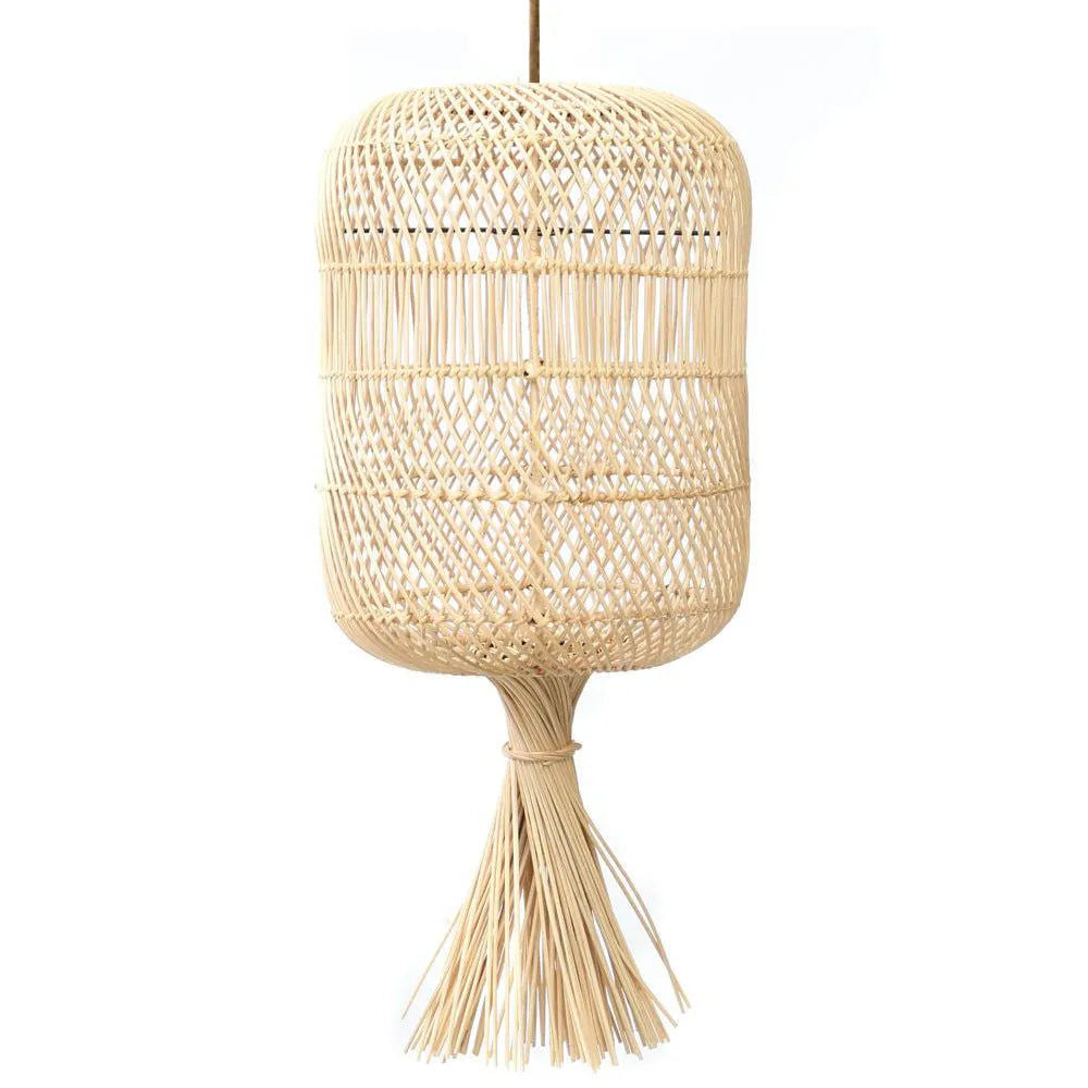 Bazarbizar-The Dumpling Floor Lamp - Pendant - Natural - M