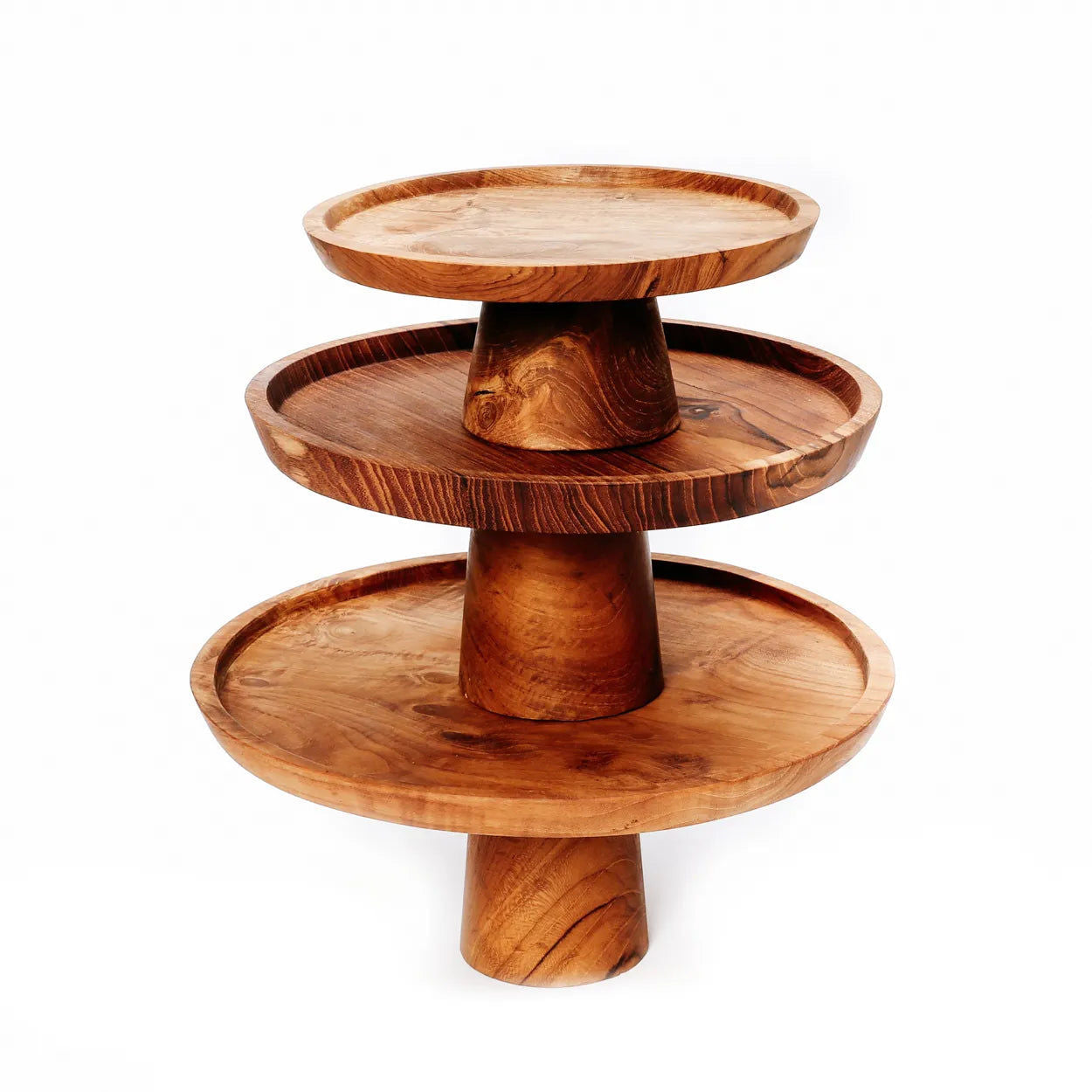 Bazarbizar- The Teak Root Cake Dish - L