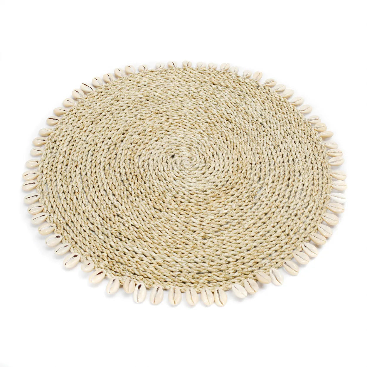 Bazarbizar-The Seagrass Shell Placemat - Natural