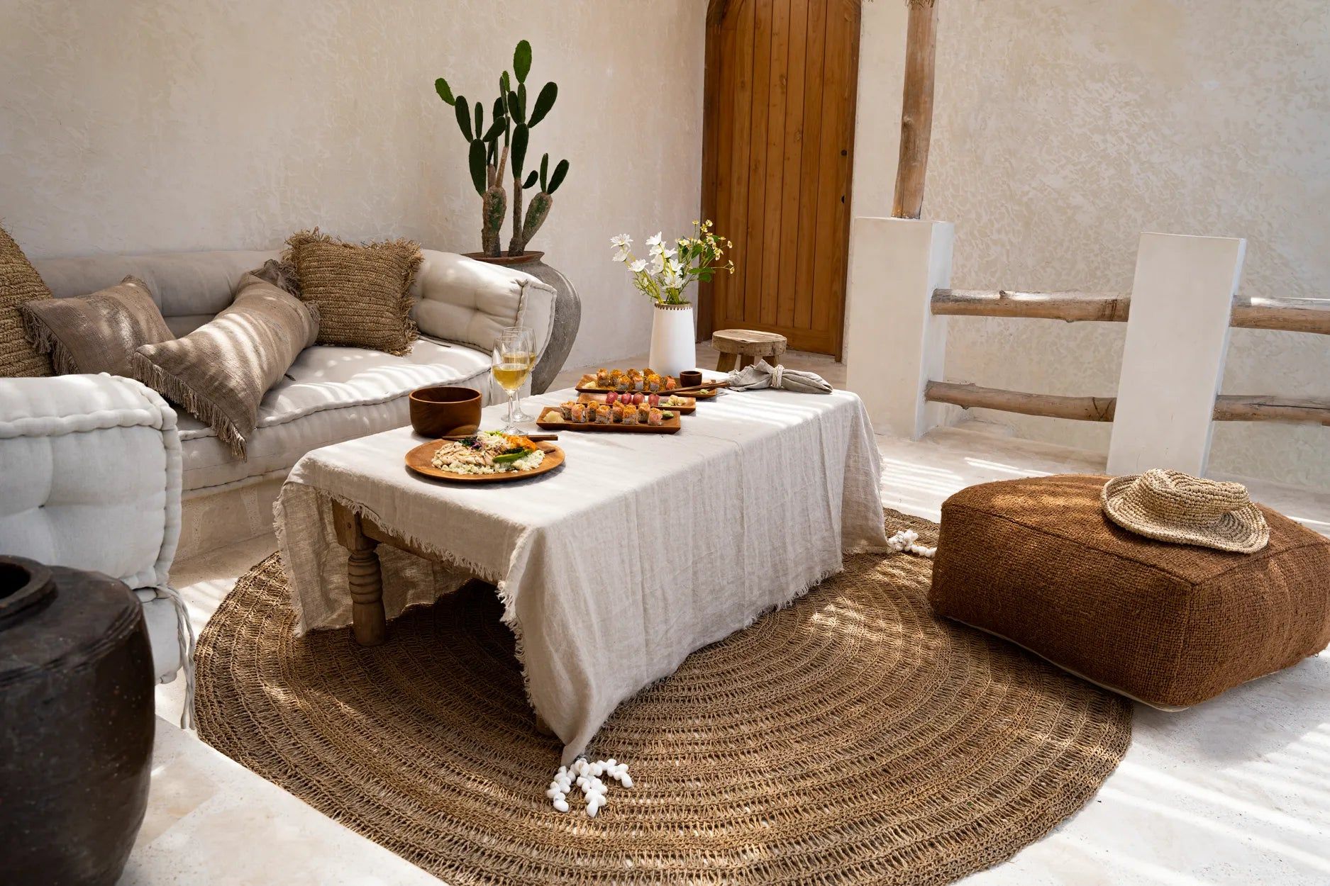 Bazarbizar-The Seagrass Carpet - Natural - 200