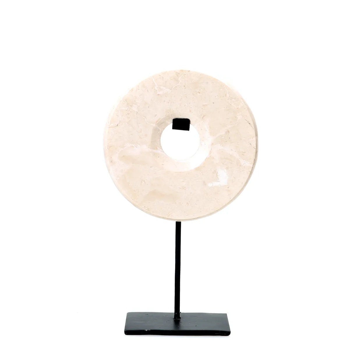 Bazarbizar-The Marble Disc on Stand - White - M