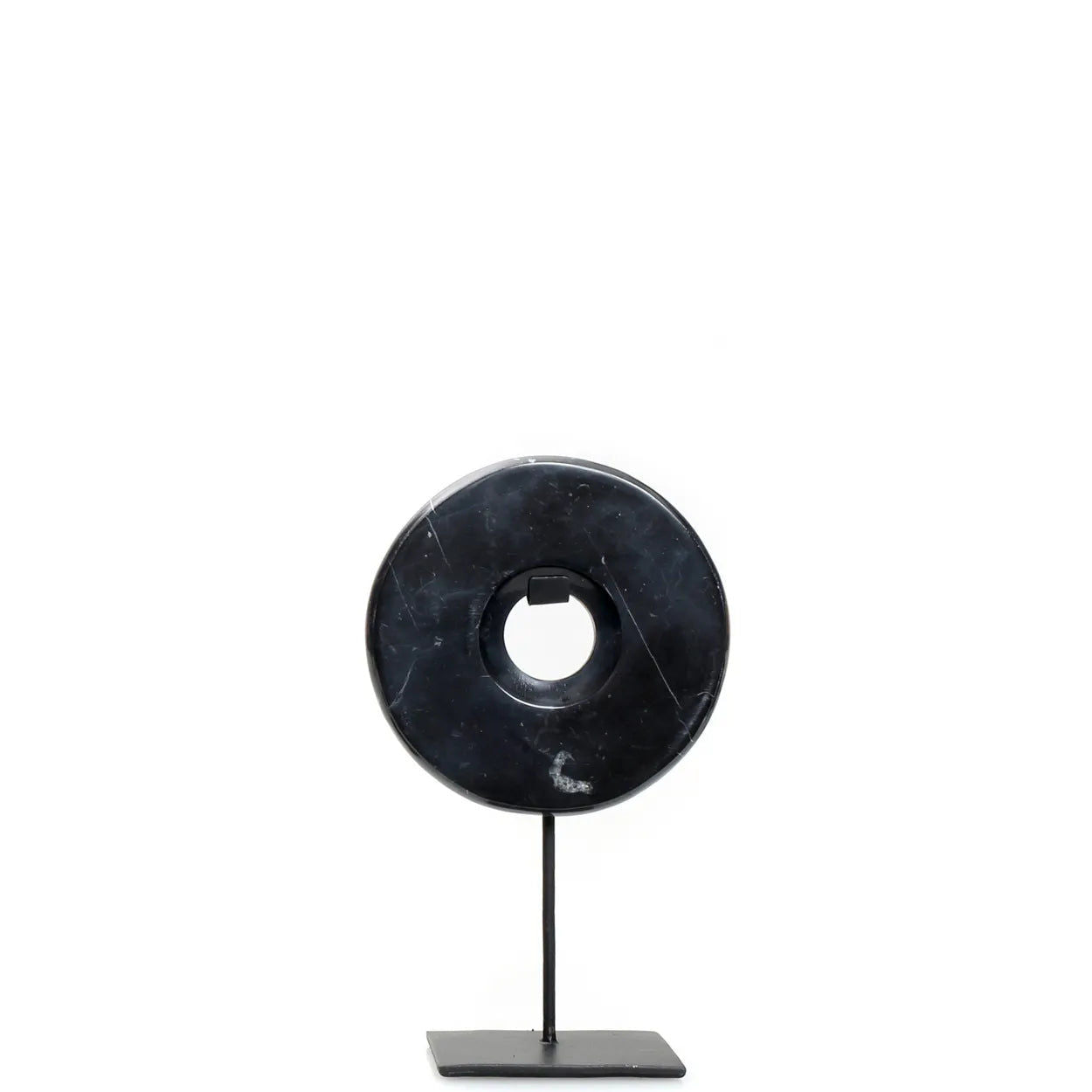 Bazarbizar- The Marble Disc on Stand - Black - S