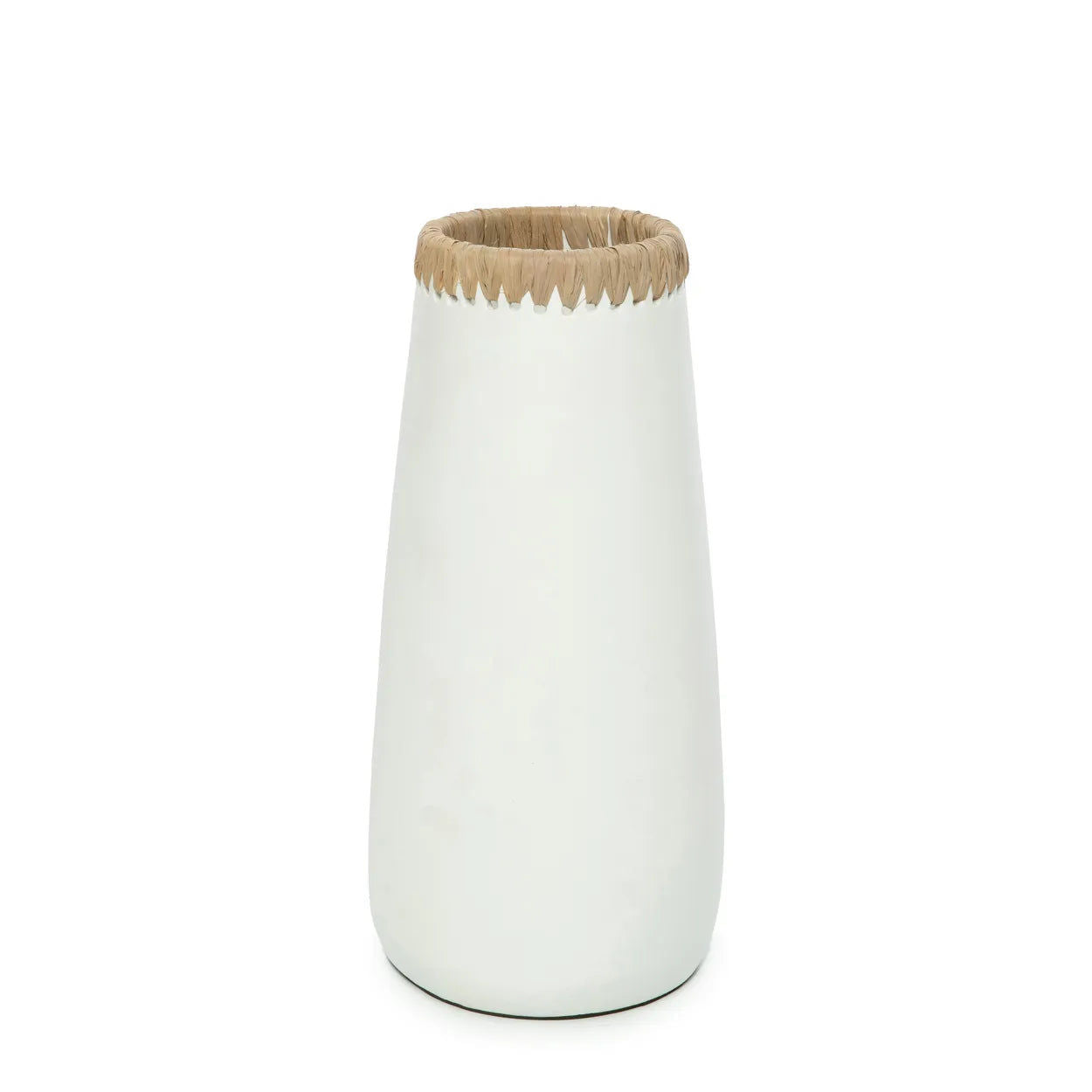 Bazarbizar-The Sneaky Vase - White Natural - L