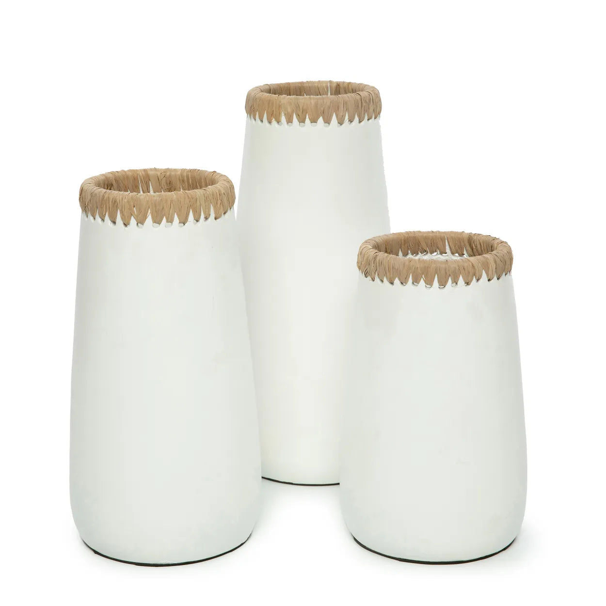 Bazarbizar-The Sneaky Vase - White Natural - L