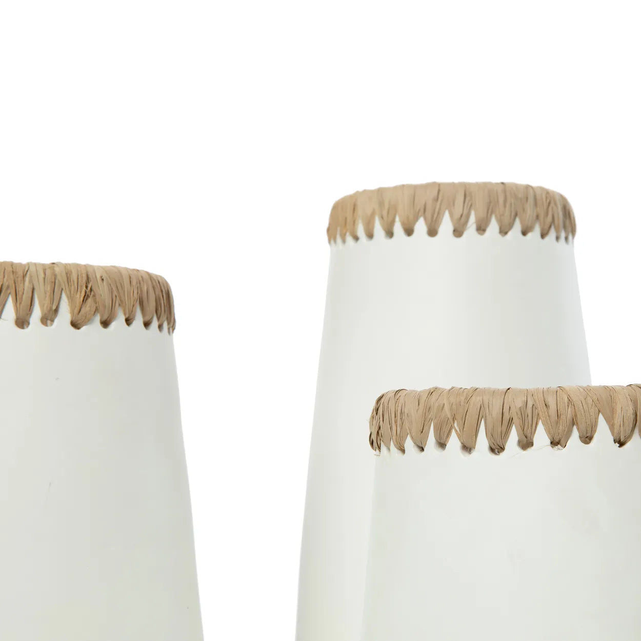 Bazarbizar-The Sneaky Vase - White Natural - L