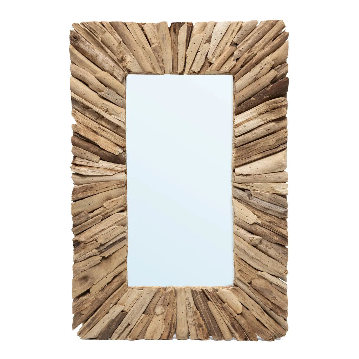 Bazarbizar-The Driftwood Framed Mirror - Natural - M