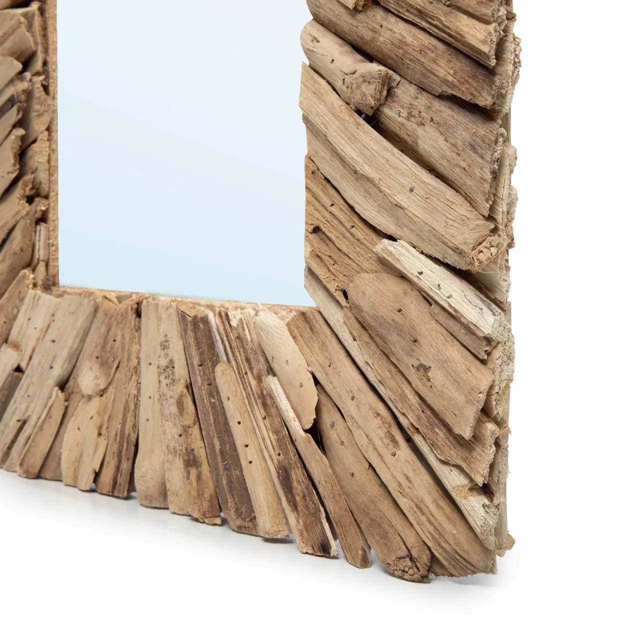 Bazarbizar-The Driftwood Framed Mirror - Natural - M