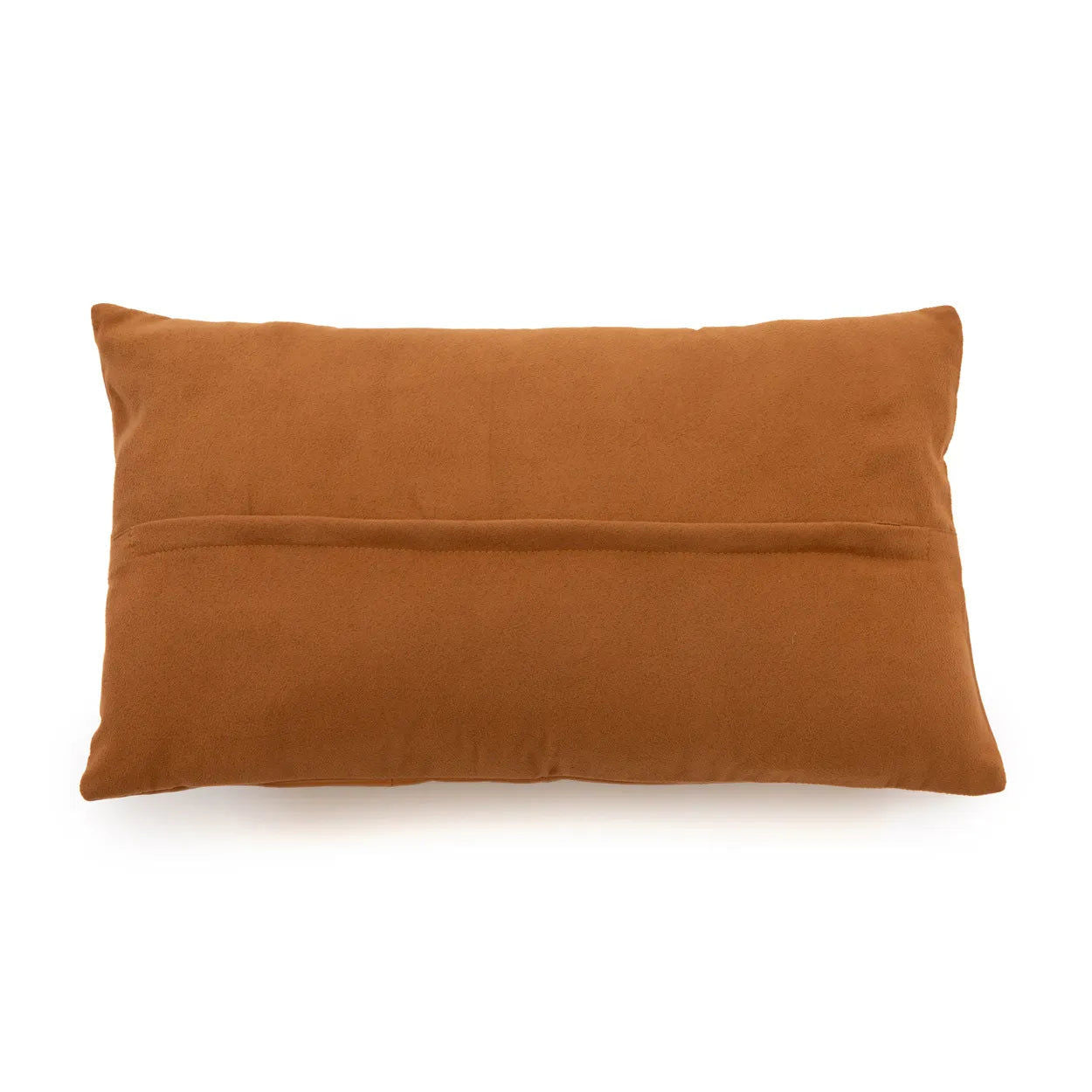 Bazarbizar-The Six Panel Leather Cushion Cover - Camel - 30x50