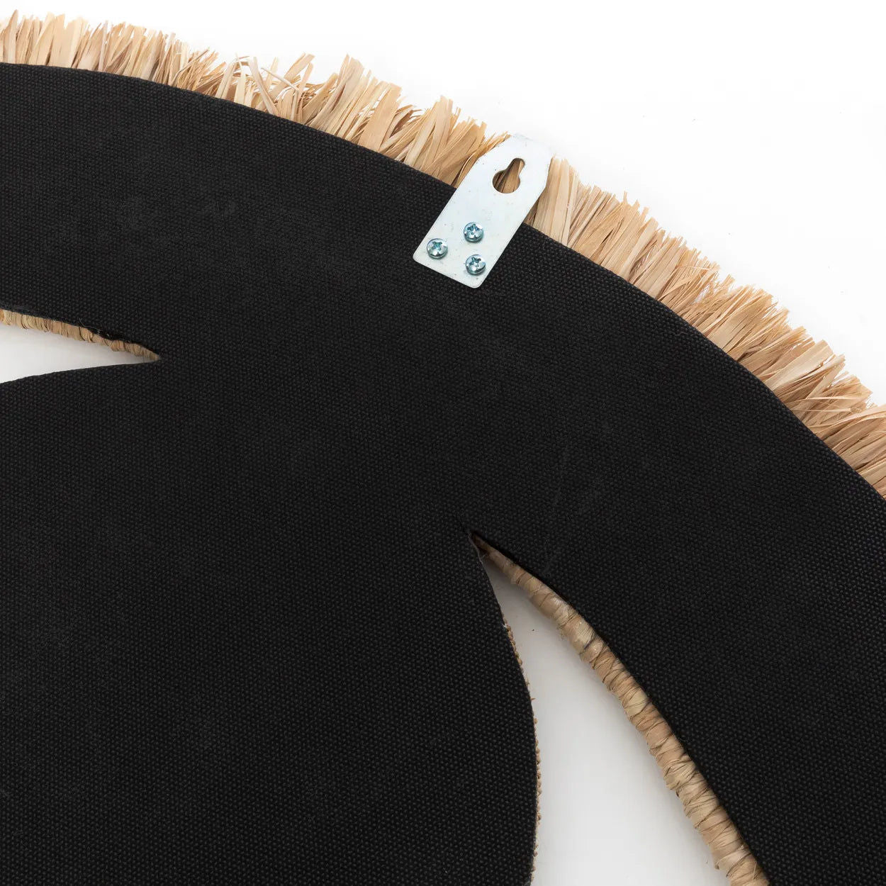 Bazarbizar-The Raffia Eye Mirror - Natural - M