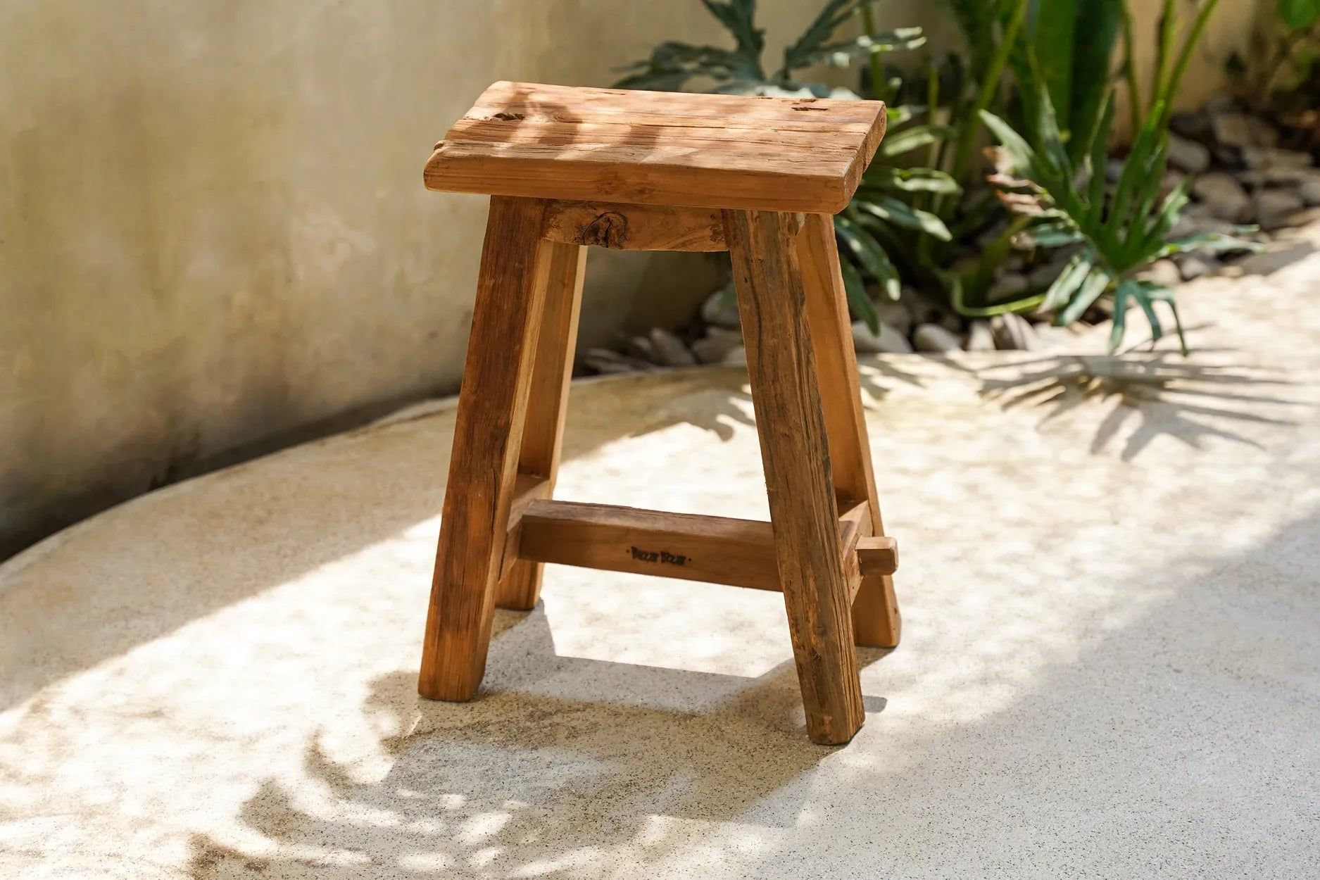 Bazarbizar-The Shoji Stool - Natural - L