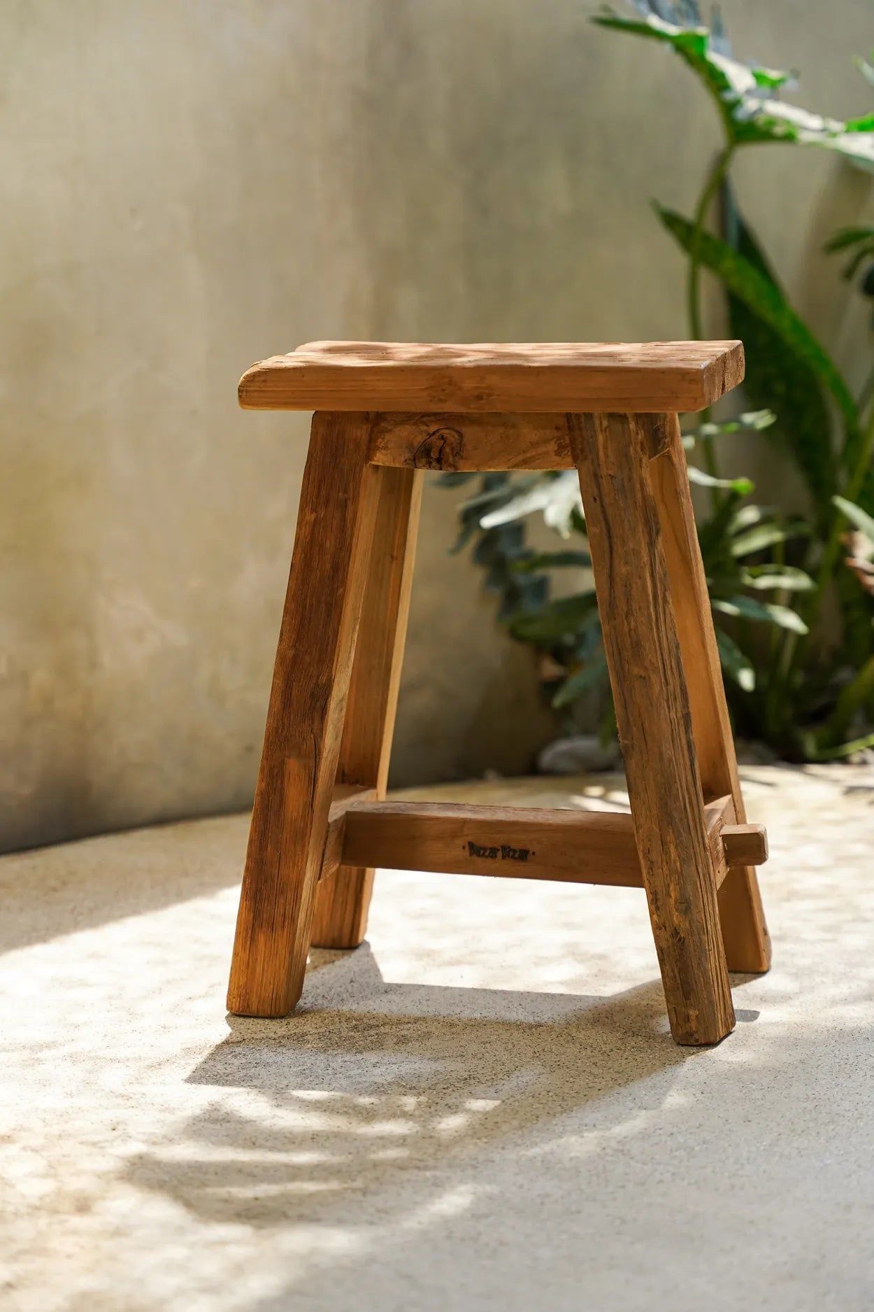 Bazarbizar-The Shoji Stool - Natural - L