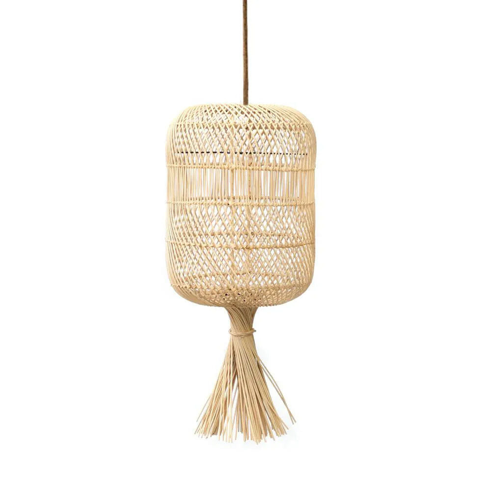 Bazarbizar-The Dumpling Floor Lamp - Pendant - Natural - S