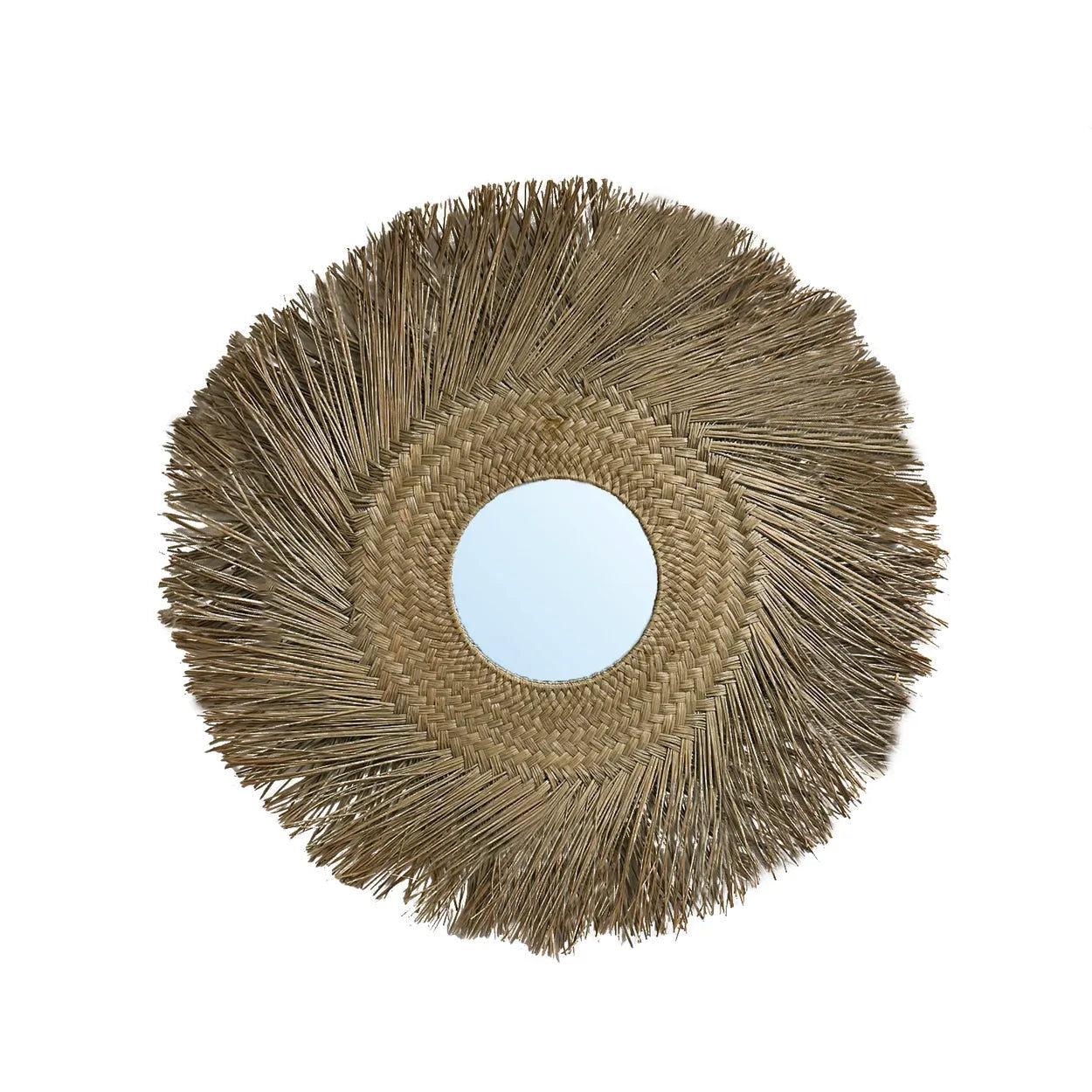 Bazarbizar-The Rotan Mirror - Natural - M