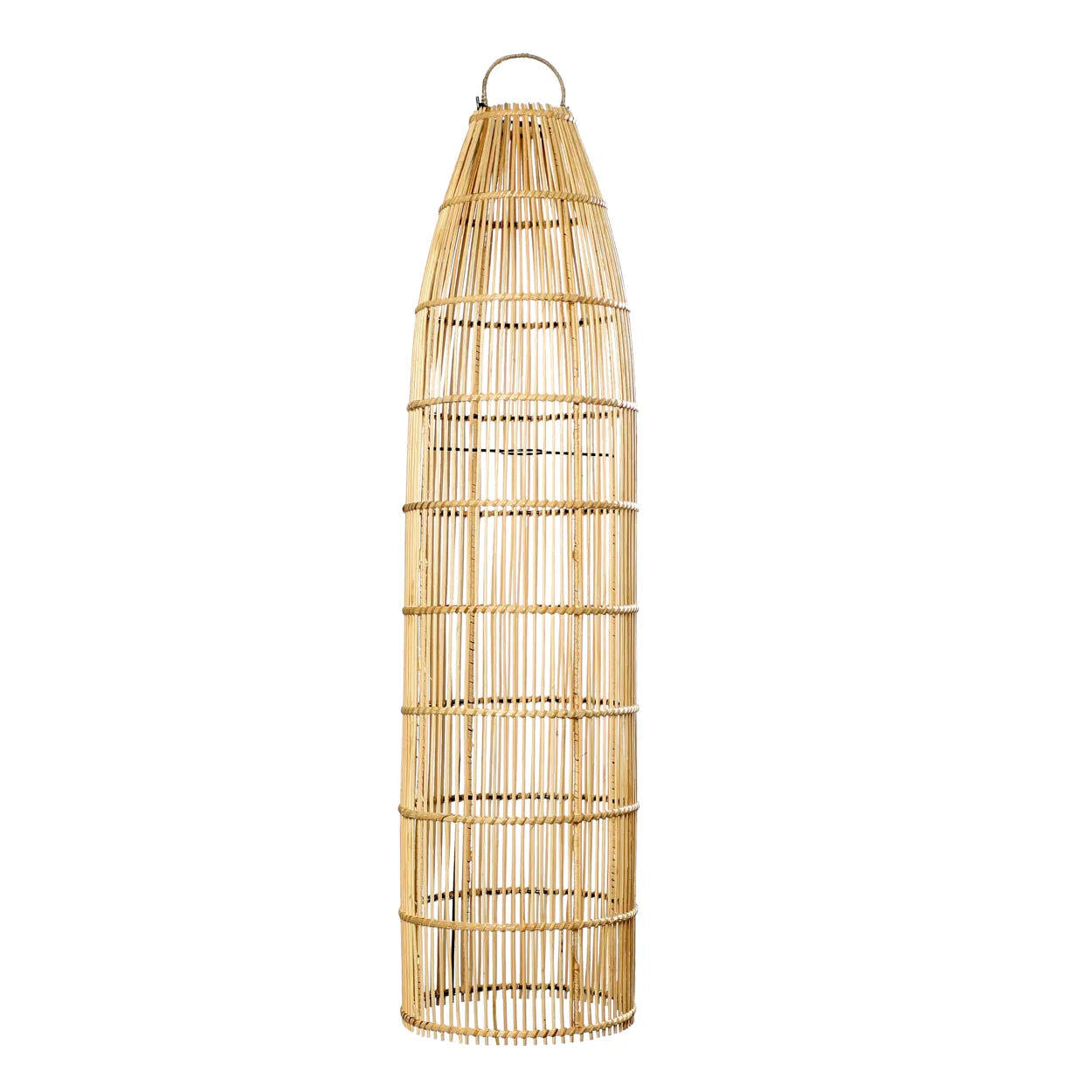 Bazarbizar-The Fish Trap Pendant - Natural - L