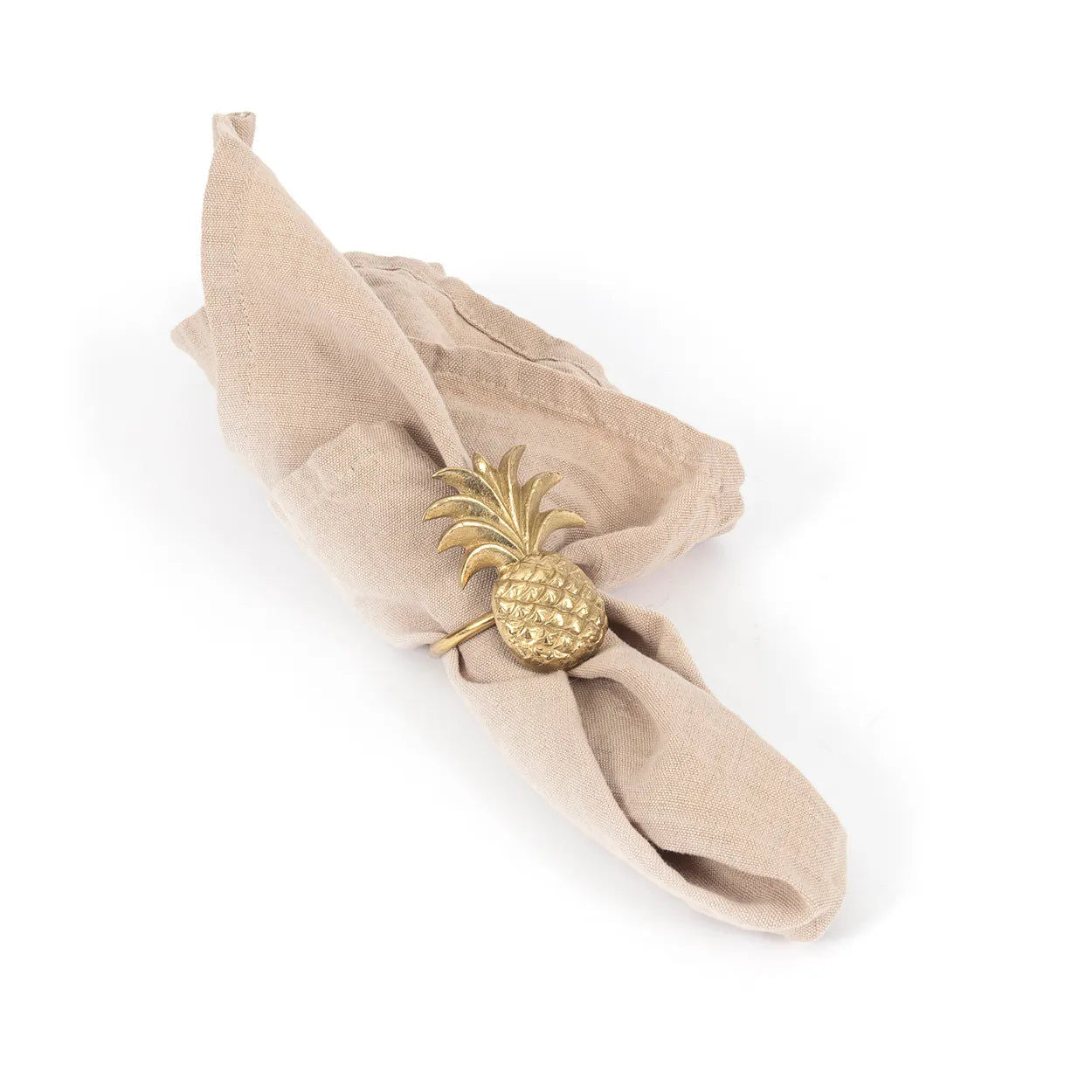 Bazarbizar-The Pineapple Napkin Ring - Gold