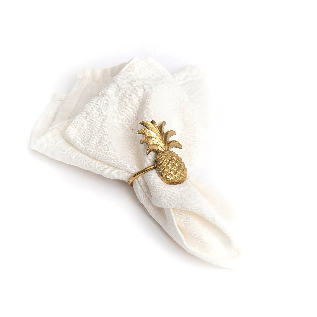 Bazarbizar-The Pineapple Napkin Ring - Gold