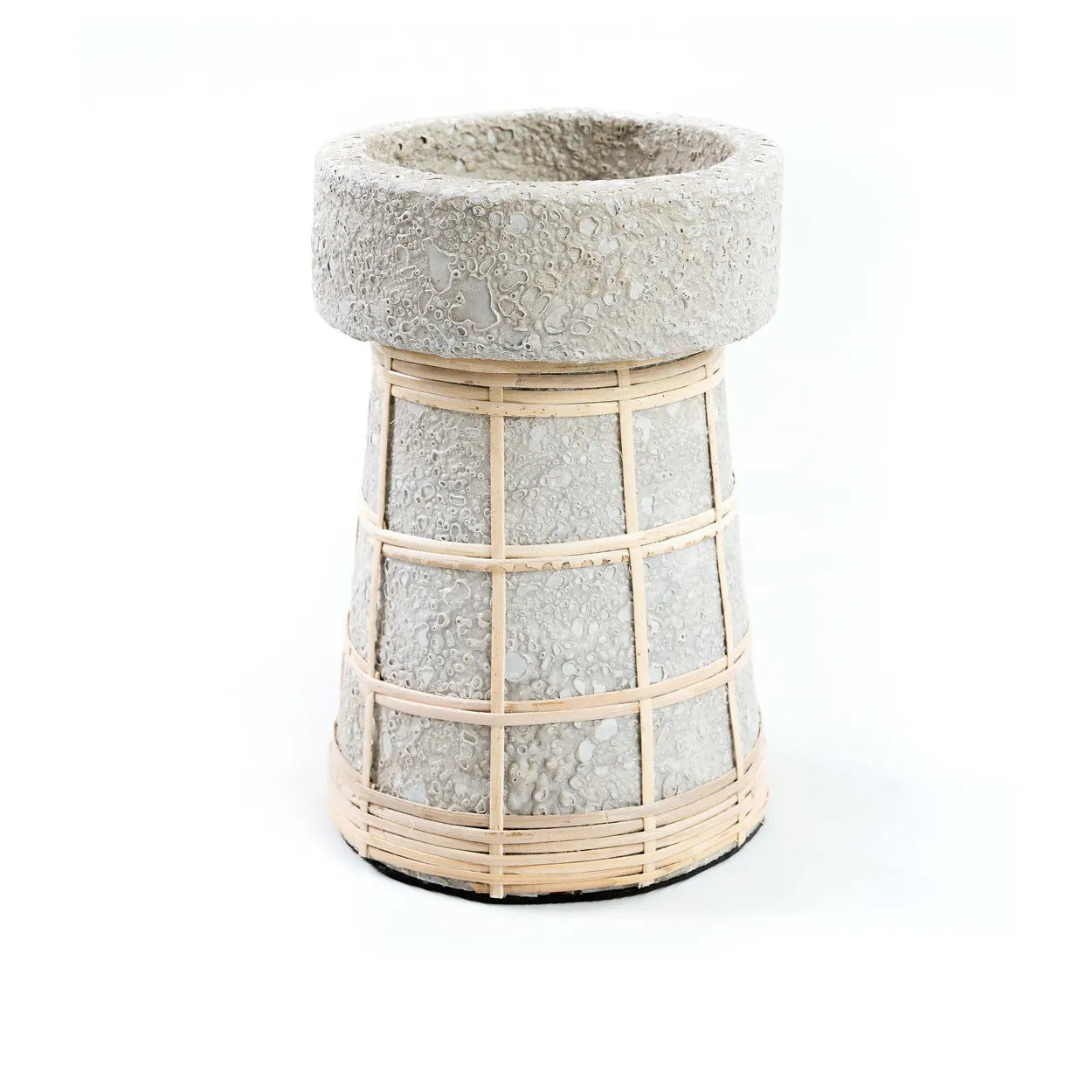 Bazarbizar-The Serene Candle Holder - Concrete Natural - L