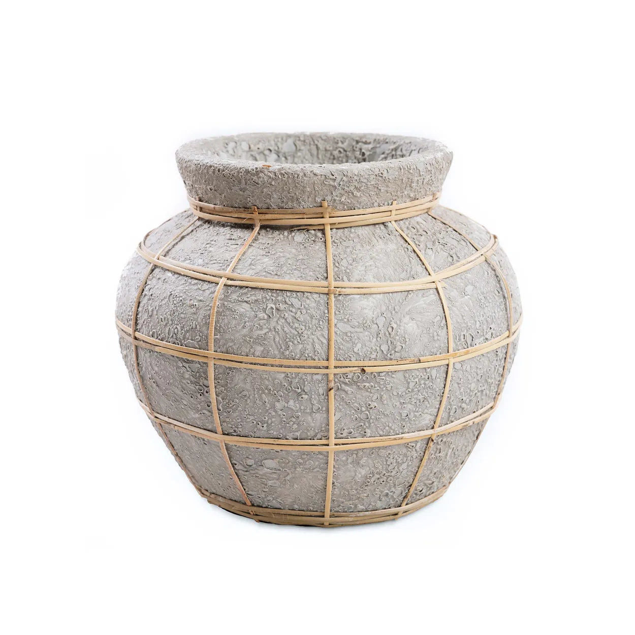 Bazarbizar-The Belly Vase - Concrete Natural - M