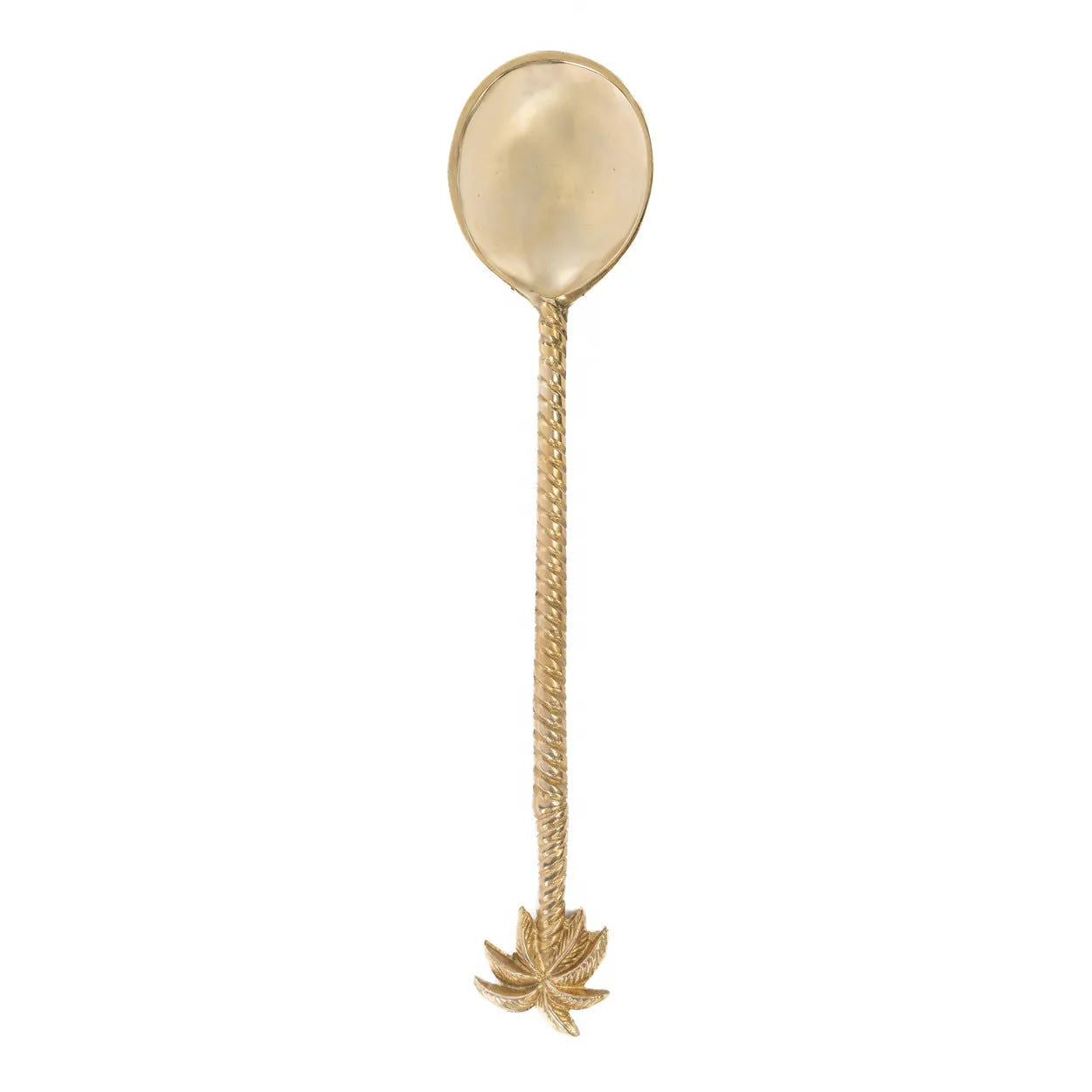 Bazarbizar-The Palm Tree Salad Spoon - Gold