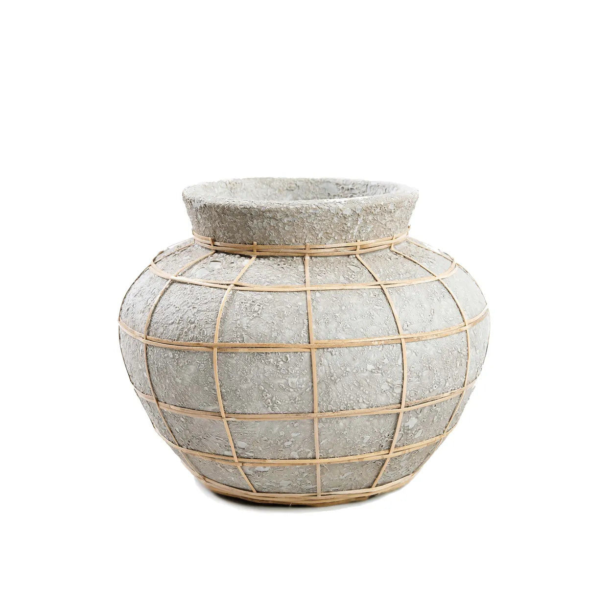 Bazarbizar-The Belly Vase - Concrete Natural - S