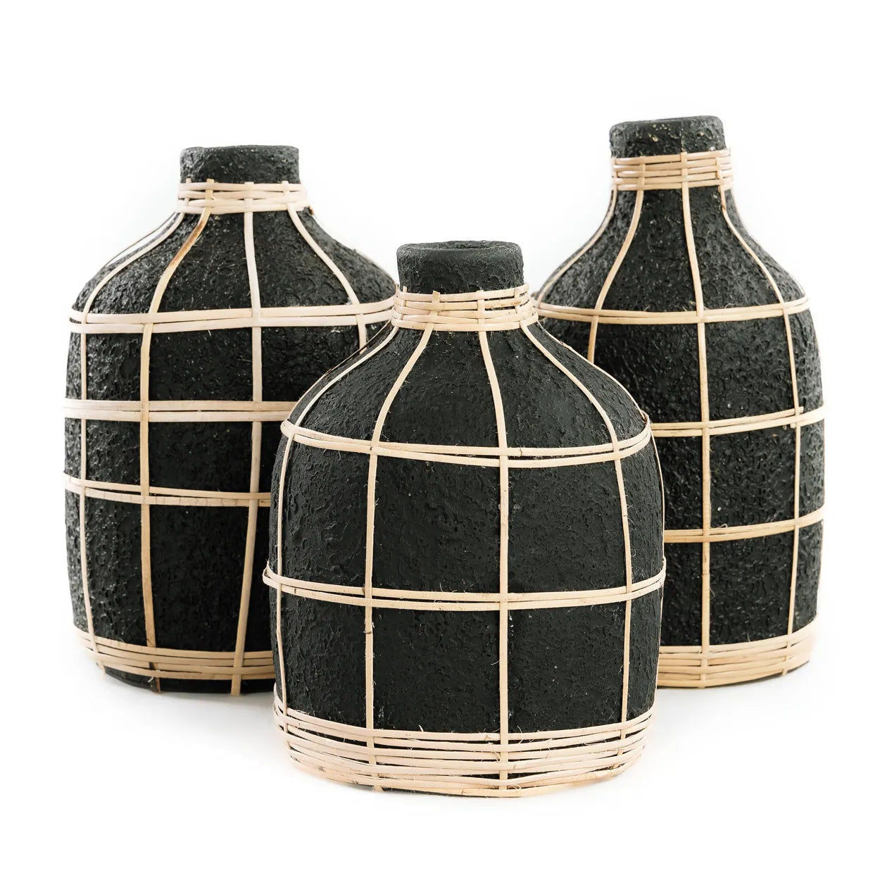 Bazarbizar-The Whoopy Vase - Black Natural - S