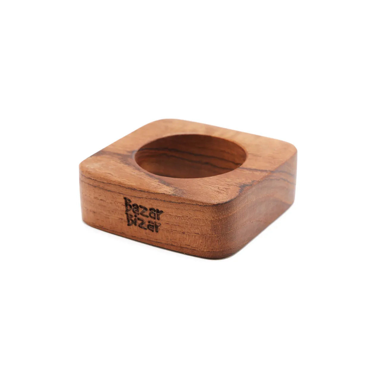 Bazarbizar-The Teak Root Napkin Rings - Set of 4