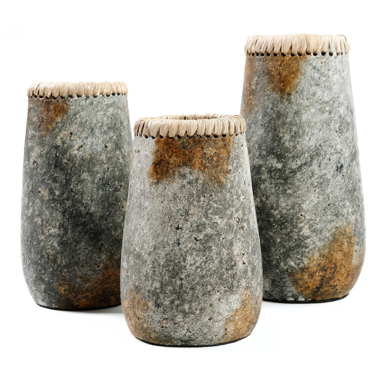 Bazarbizar-The Sneaky Vase - Antique Grey - L