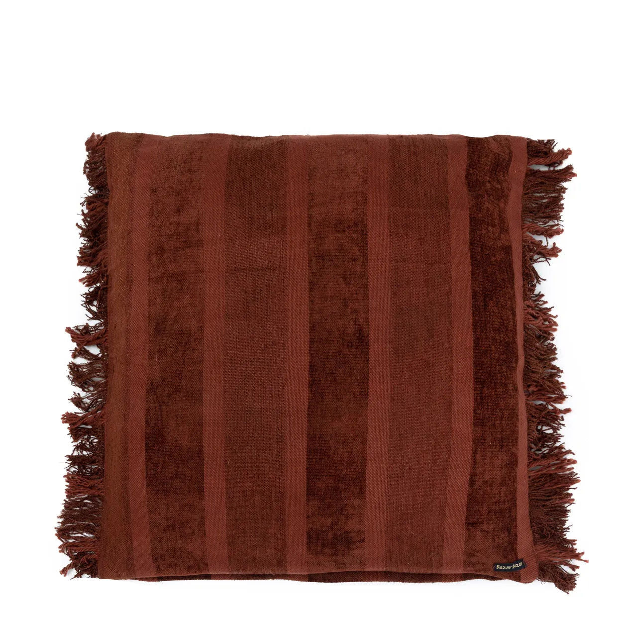 Bazarbizar-The Oh My Gee Cushion Cover - Burgundy Velvet - 60x60