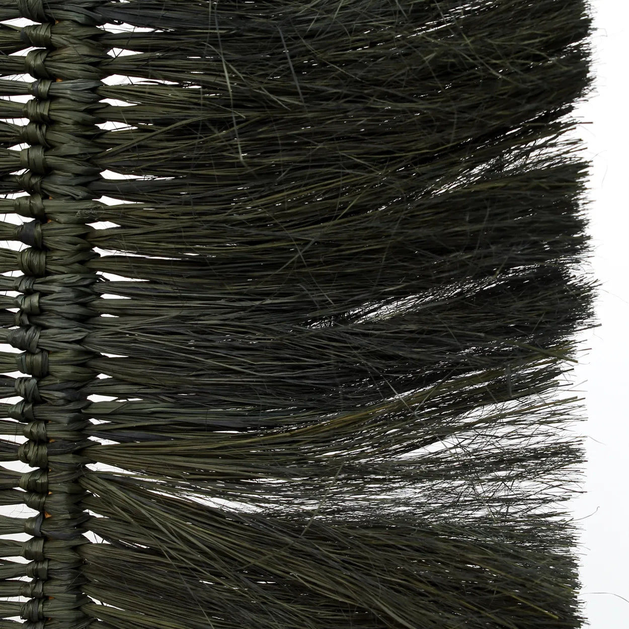 Bazarbizar-The Raffia Palmeira - Black - Set of 6