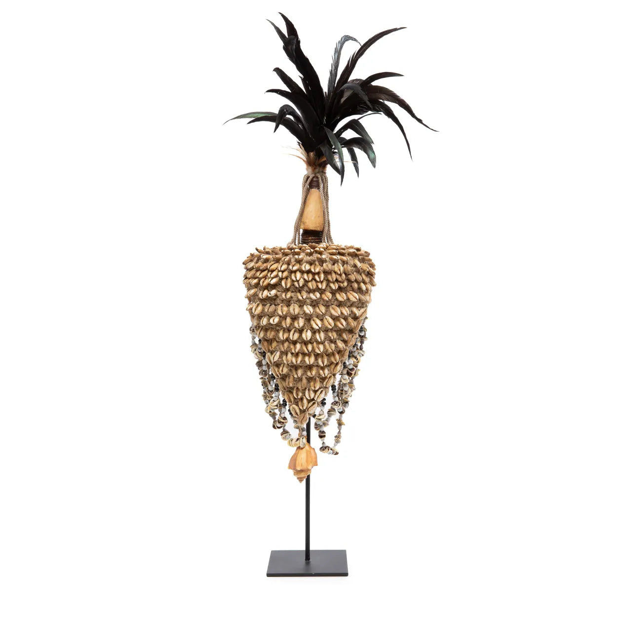 Bazarbizar-The Shell Hat on Stand - Natural Black