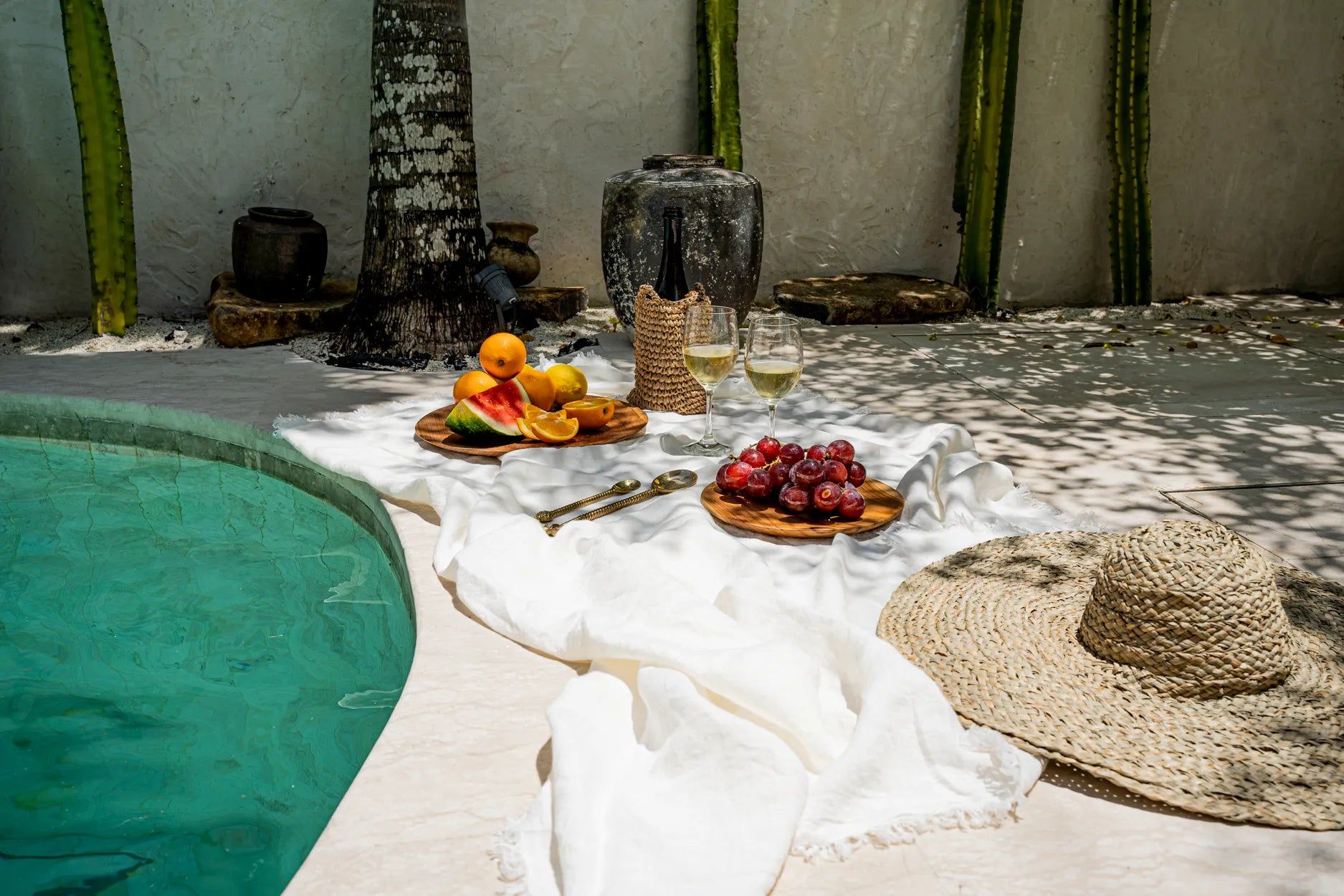 Bazarbizar-The Linen Tablecloth - White - 150x150