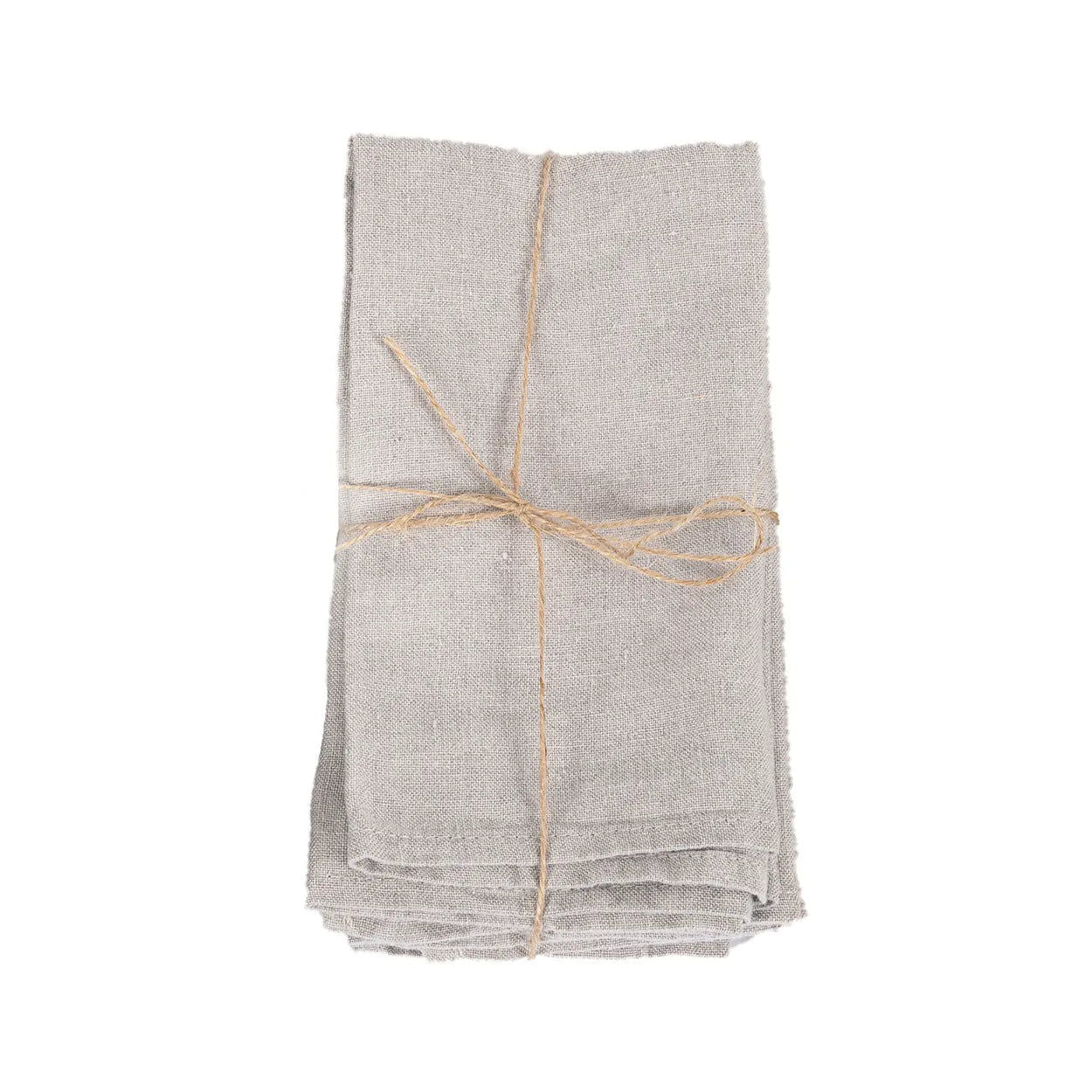 Bazarbizar- The Linen Napkin - Beige - Set of 4