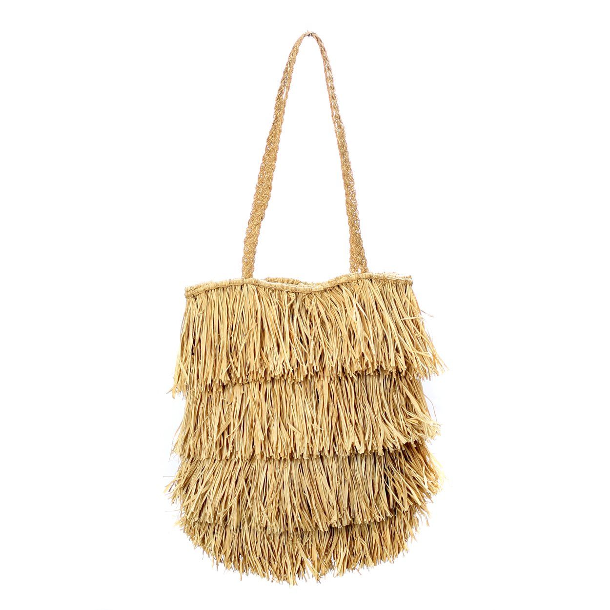 Bazarbizar-The Raffia Bahamas Tote - Natural