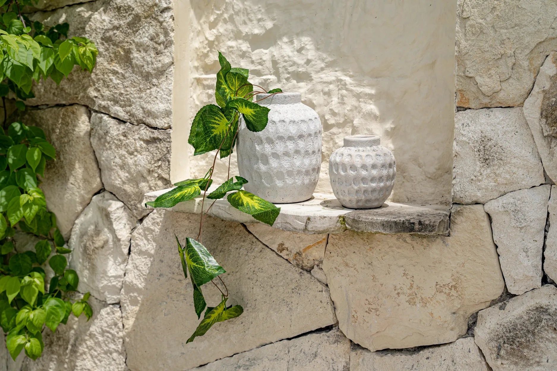 Bazarbizar-The Trendy Vase - Concrete - L