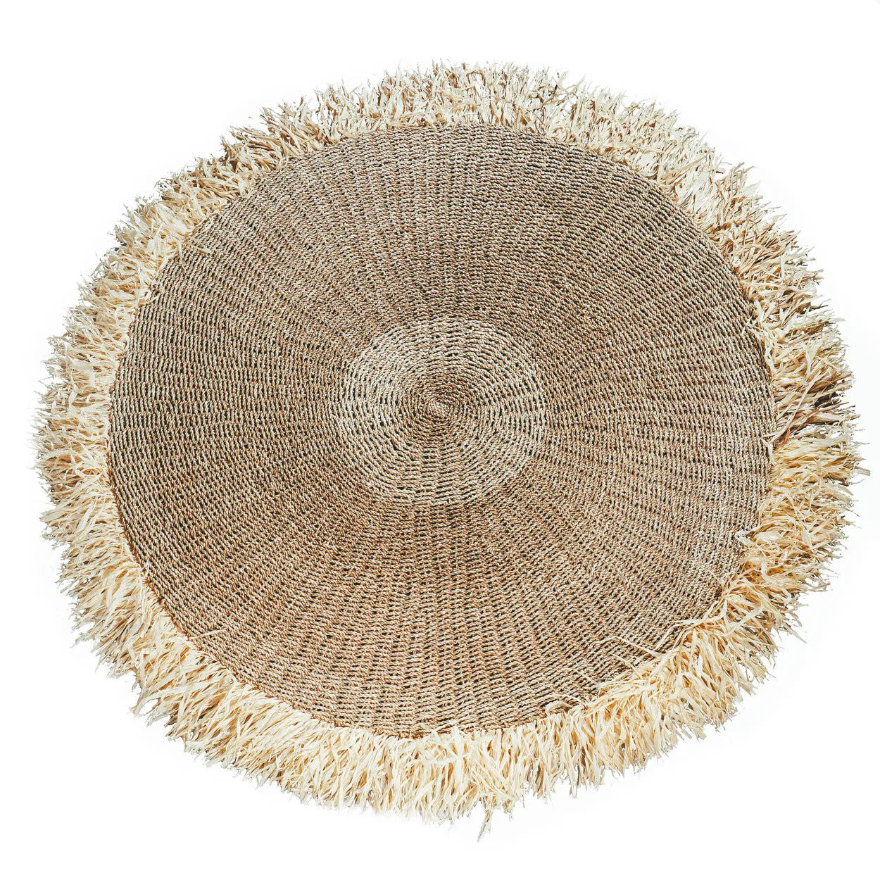 Bazarbizar- The Fringed Carpet - Natural - 150