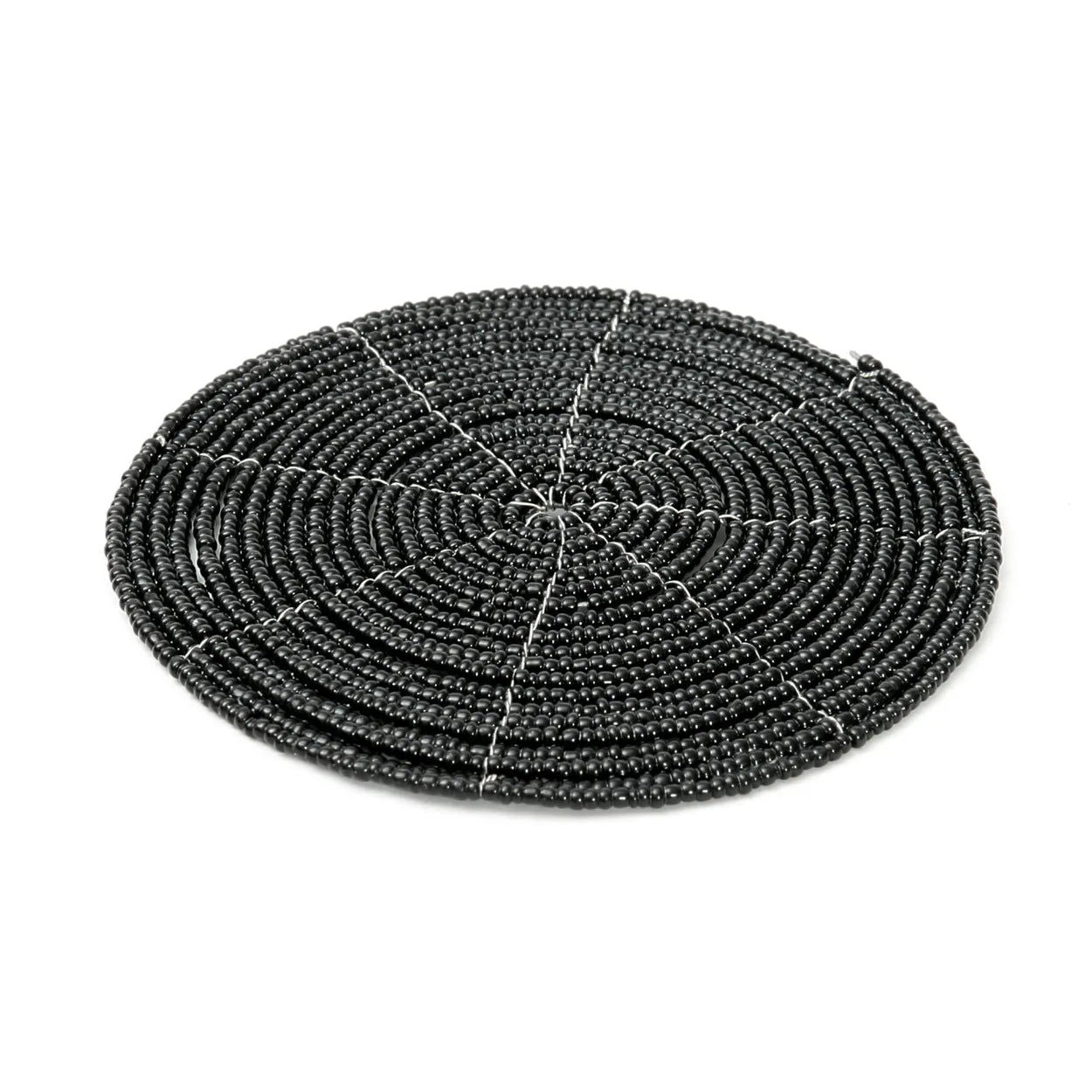 Bazarbizar-The Beaded Coaster - Black