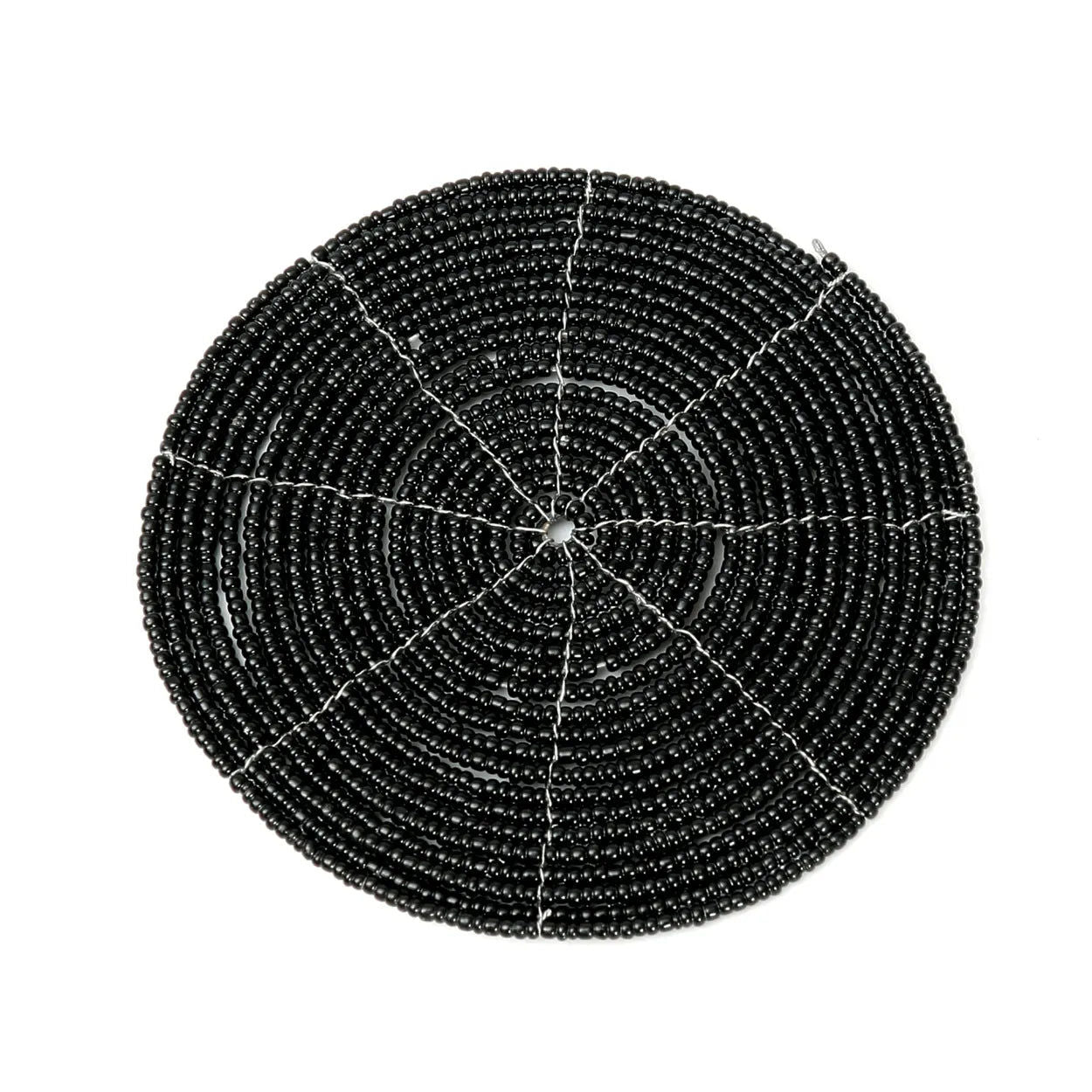 Bazarbizar-The Beaded Coaster - Black