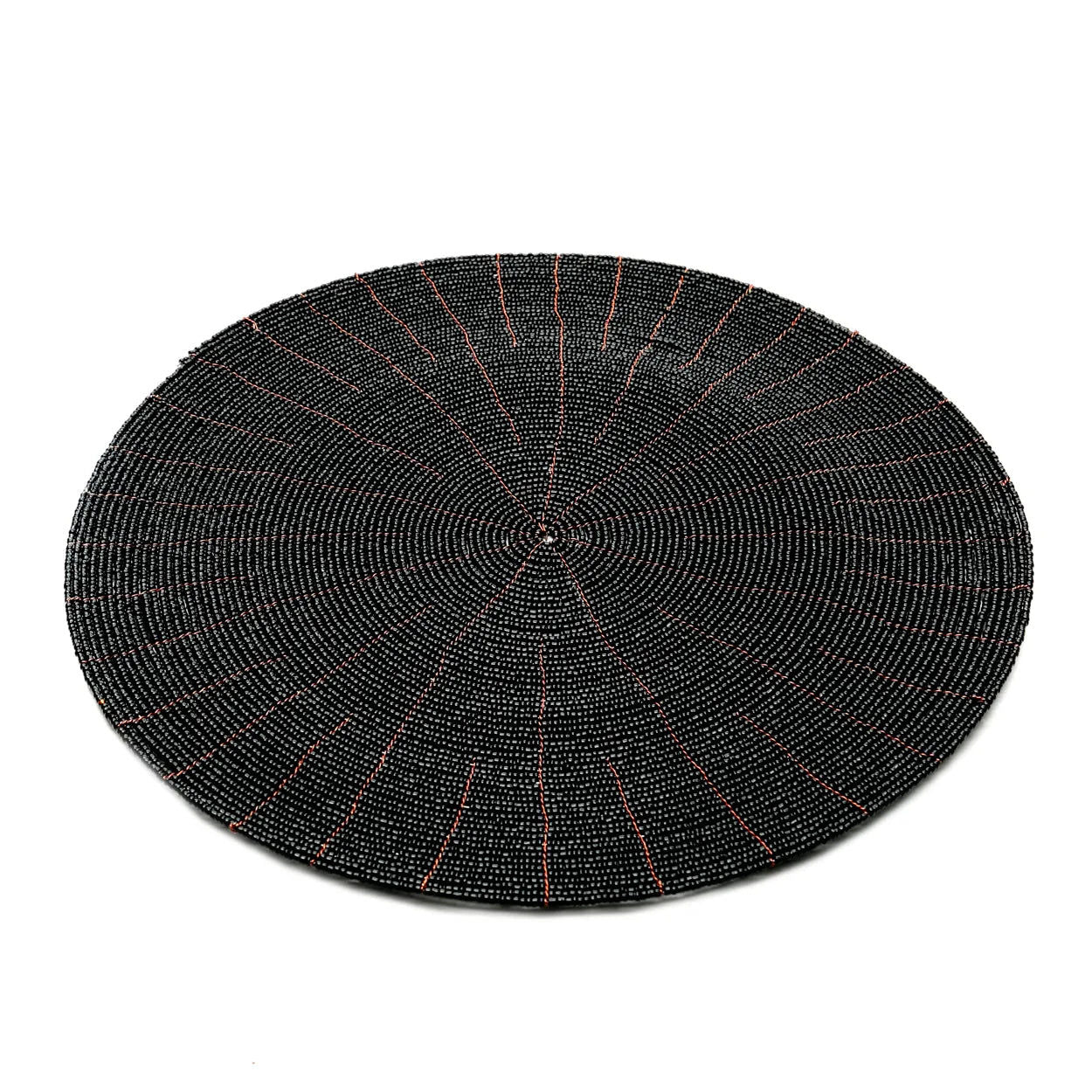 Bazarbizar-The Beaded Placemat - Black