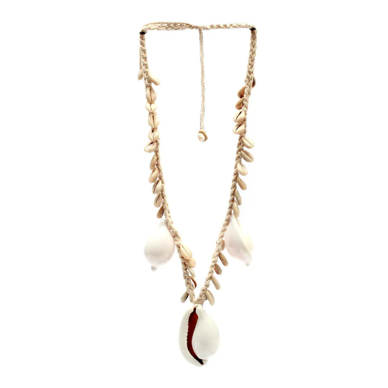 Bazarbizar-The Big White Cowrie Shell Necklace